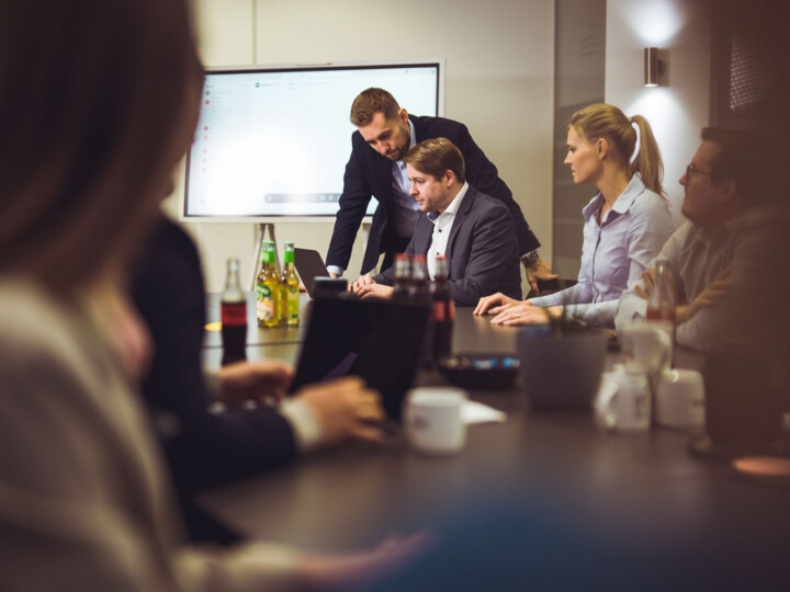 PEC Beratungsteam in Besprechung