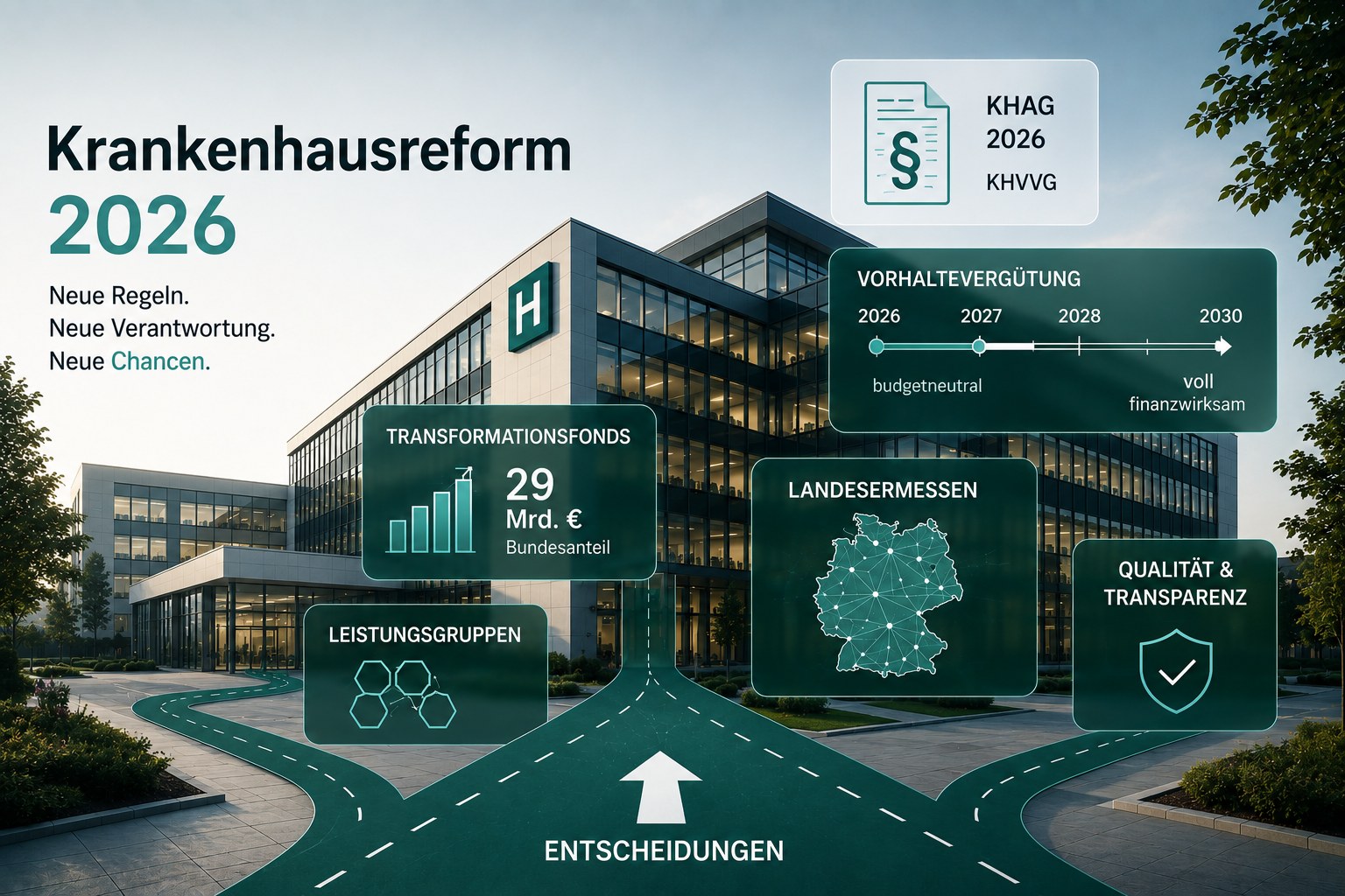 Illustration zur Krankenhausreform 2026