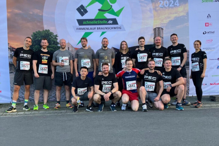 PEC Team beim Firmenlauf 2024